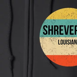 Shreveport Louisiana Shreveport Full Zip Hoodie