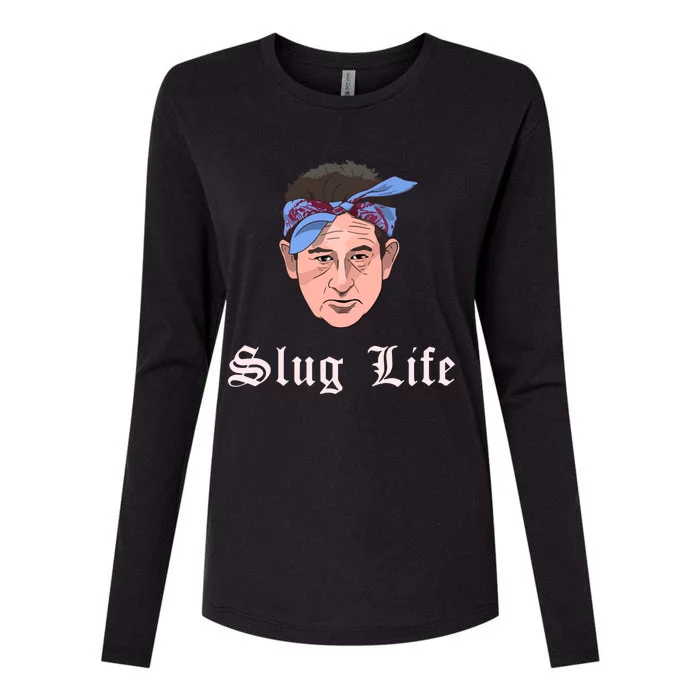 Slug Life Womens Cotton Relaxed Long Sleeve T-Shirt