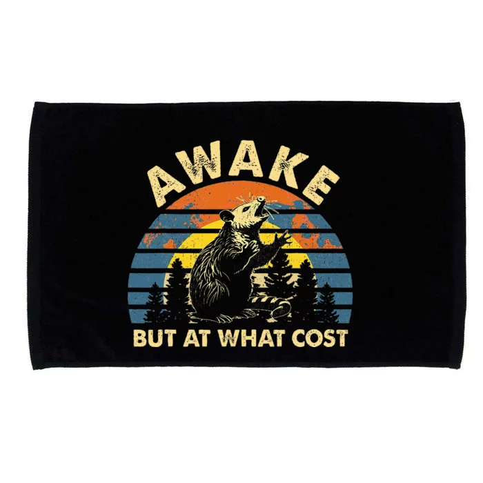 Spoonie Life Sleep Possum Awake But At What Cost Microfiber Hand Towel