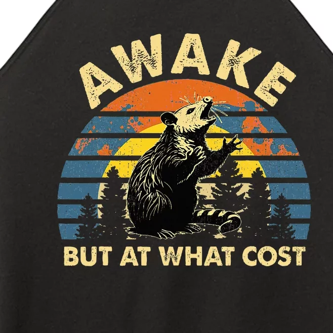 Spoonie Life Sleep Possum Awake But At What Cost Women’s Perfect Tri Rocker Tank