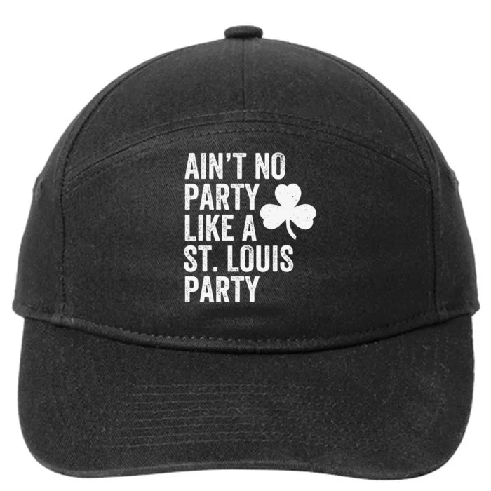 Saint Louis St. Patrick's Day Irish Shamrock Party Gift 7-Panel Snapback Hat