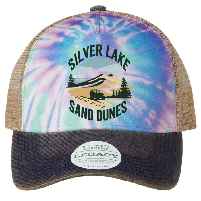 Silver Lake Sand Dunes Michiganall Terrain Vehicles Legacy Tie Dye Trucker Hat