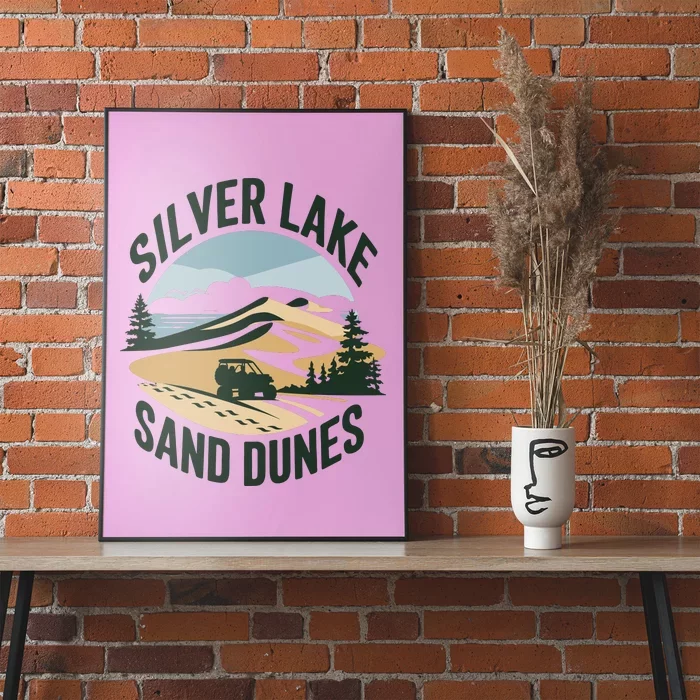 Silver Lake Sand Dunes Michiganall Terrain Vehicles Poster