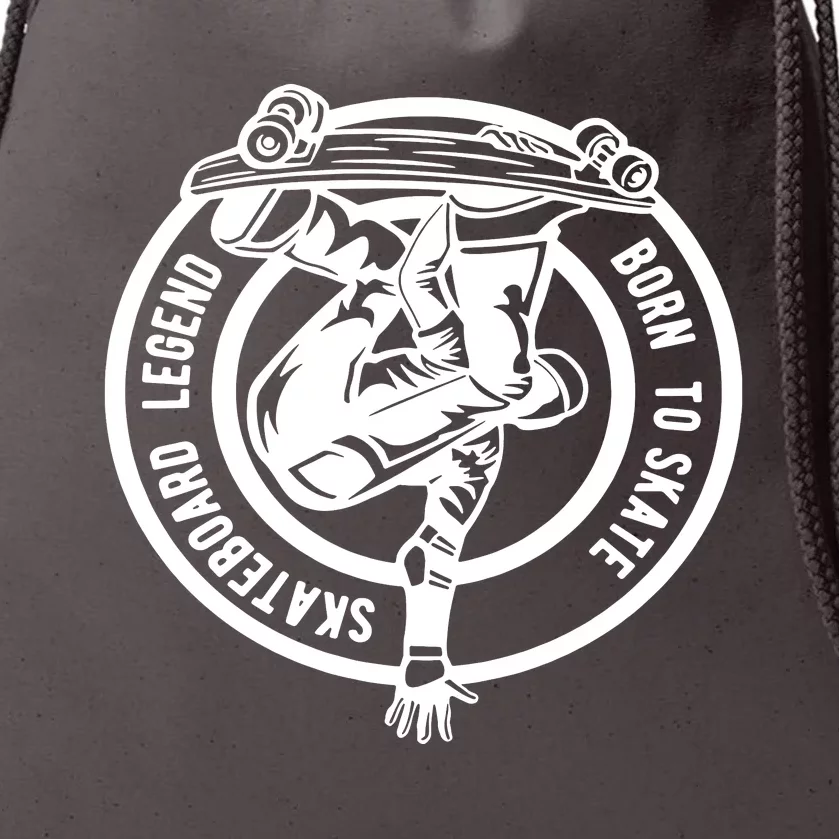 Skateboard Legend Drawstring Bag