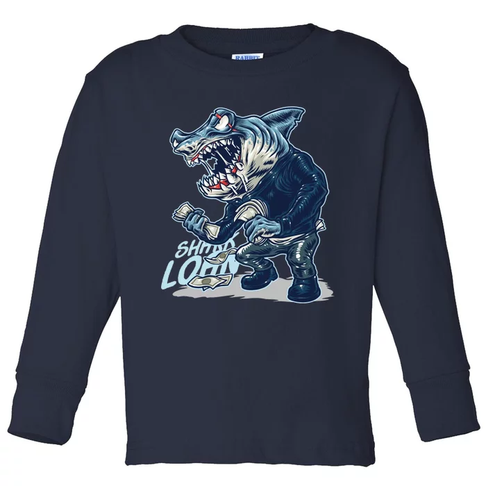 Shark Loan Toddler Long Sleeve Shirt