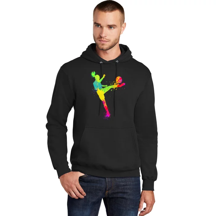 Soccer Lover's Stylish Design for Female Athletes Hoodie