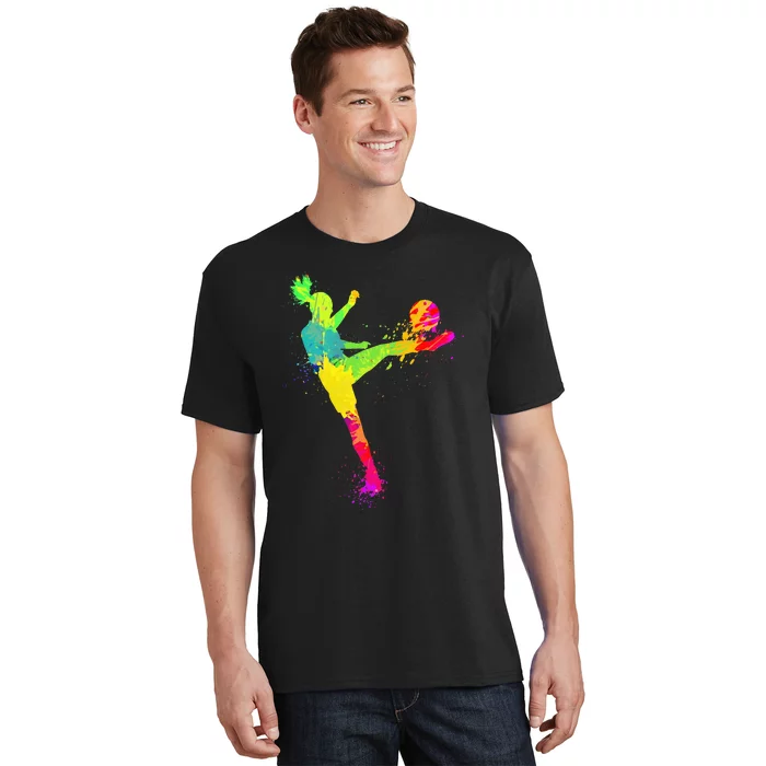 Soccer Lover's Stylish Design for Female Athletes T-Shirt