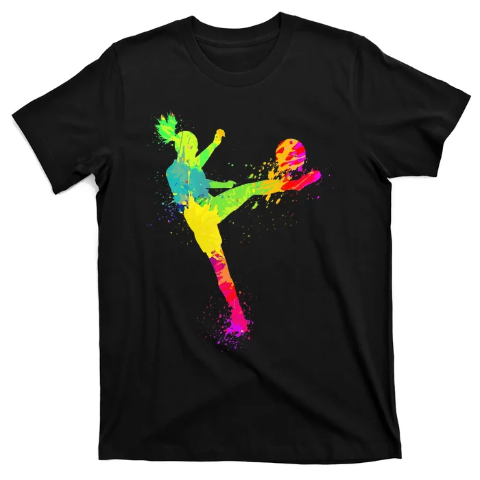 Soccer Lover's Stylish Design for Female Athletes T-Shirt