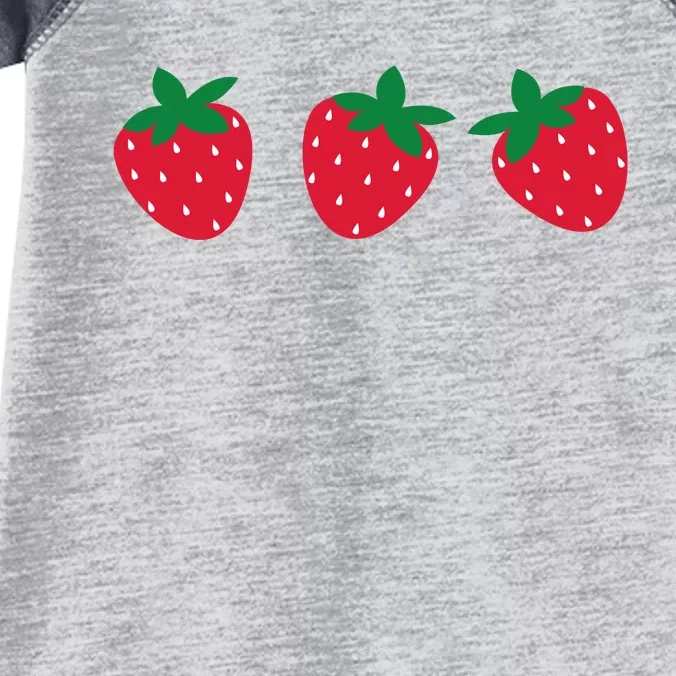 Strawberry Lover Summer Infant Baby Jersey Bodysuit