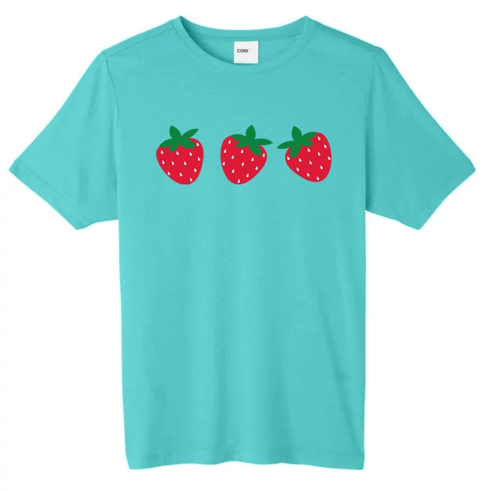 Strawberry Lover Summer ChromaSoft Performance T-Shirt