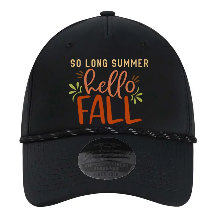 So Long Summer Hello Fall Performance The Dyno Cap