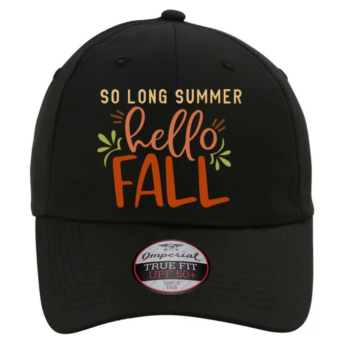 So Long Summer Hello Fall The Original Performance Cap