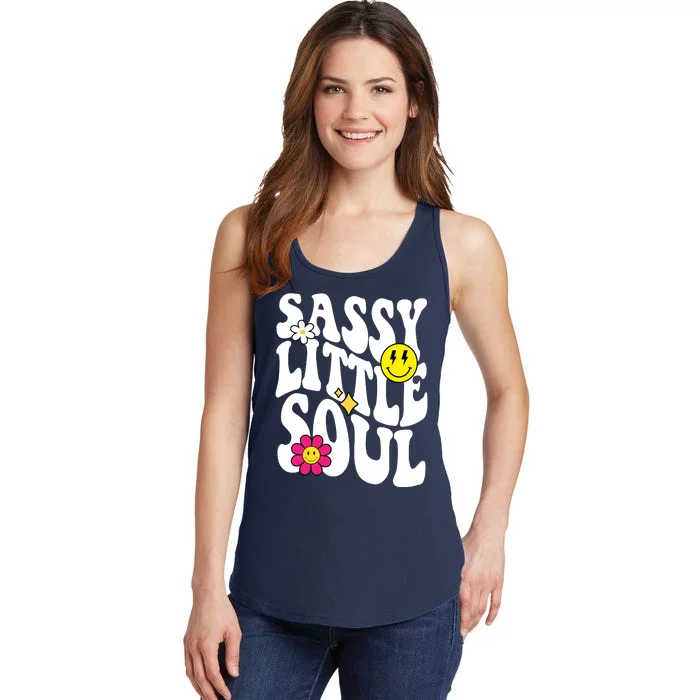 Sassy Little Soul Groovy Retro Cute Ladies Essential Tank