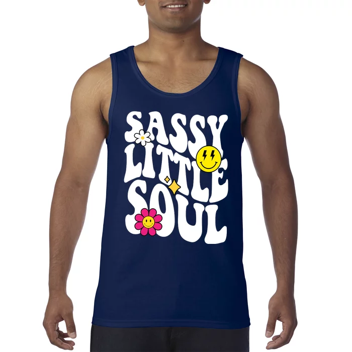 Sassy Little Soul Groovy Retro Cute Tank Top