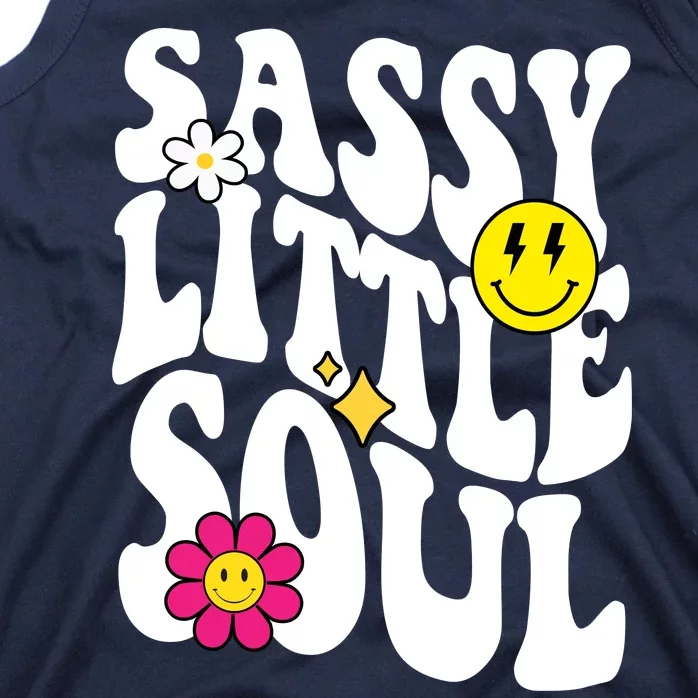 Sassy Little Soul Groovy Retro Cute Tank Top