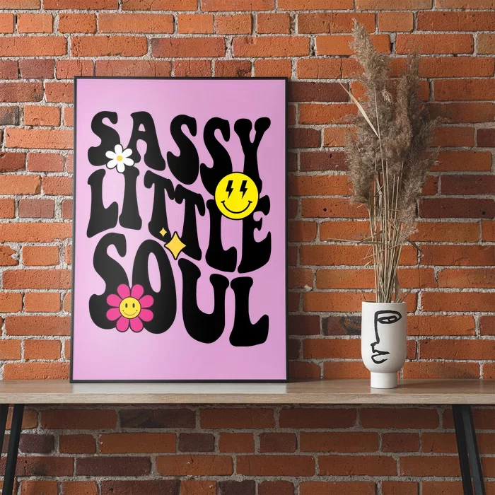 Sassy Little Soul Groovy Retro Cute Poster