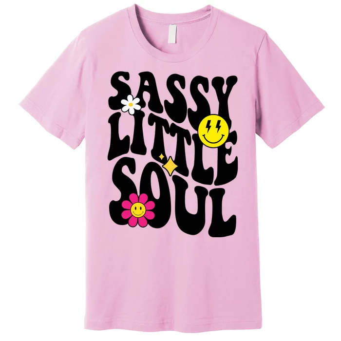 Sassy Little Soul Groovy Retro Cute Premium T-Shirt