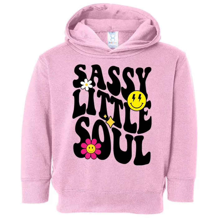 Sassy Little Soul Groovy Retro Cute Toddler Hoodie