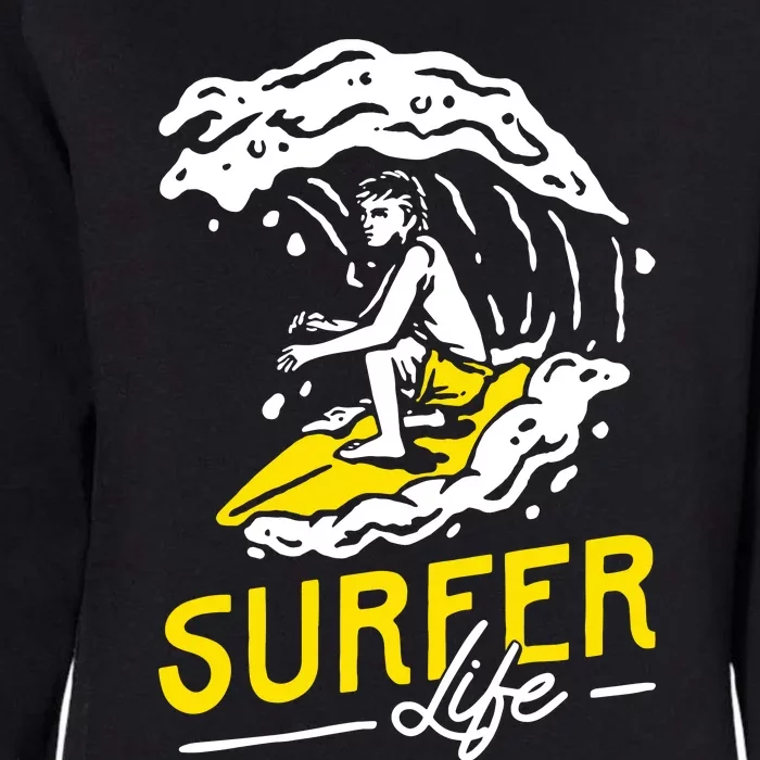 Surfer Life Womens California Wash Sweatshirt