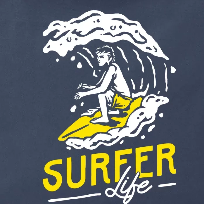 Surfer Life Zip Tote Bag