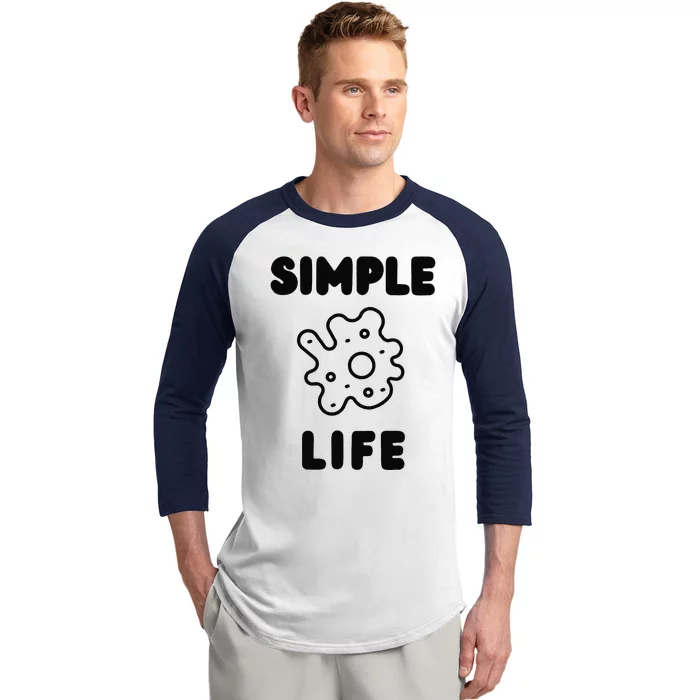 Simple Life Baseball Sleeve Shirt