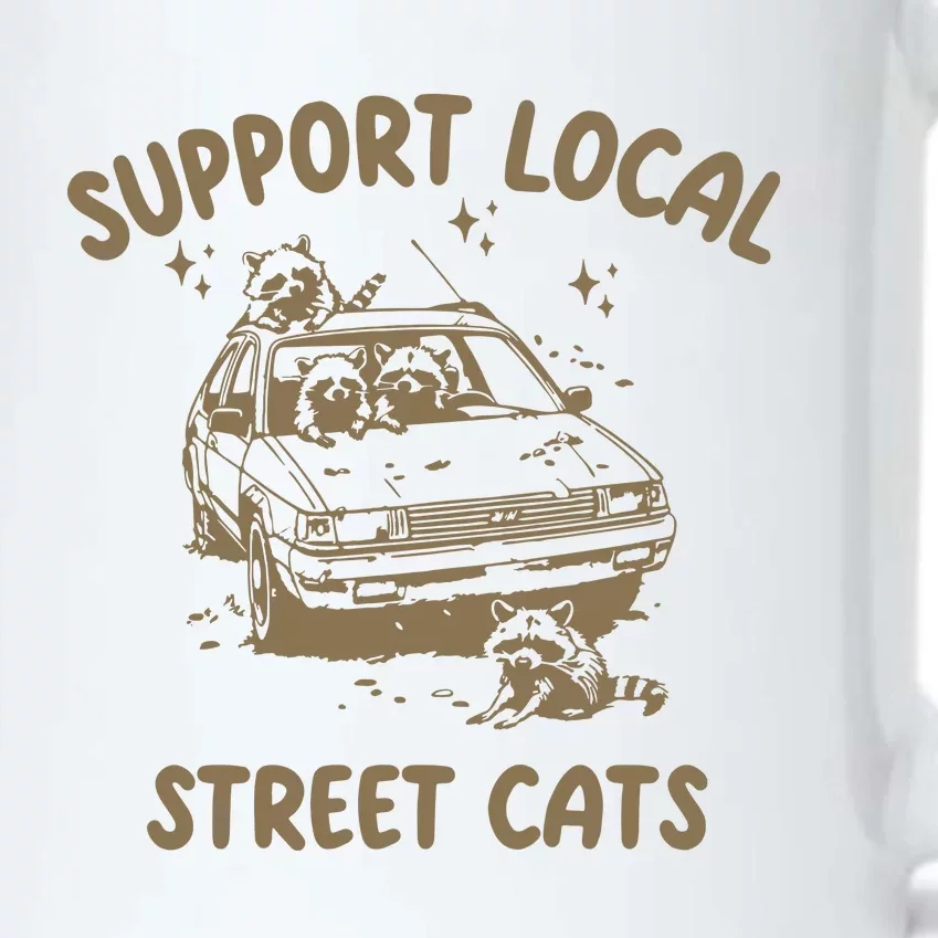 Support Local Street Black Color Changing Mug