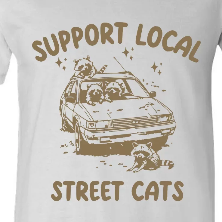 Support Local Street V-Neck T-Shirt