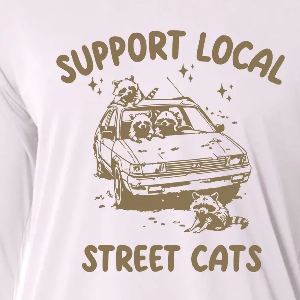 Support Local Street Cooling Performance Long Sleeve Crew