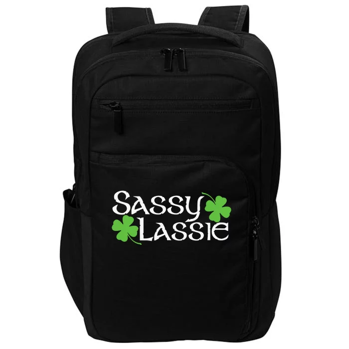 Sassy Lassy St Patrick's Day Impact Tech Backpack