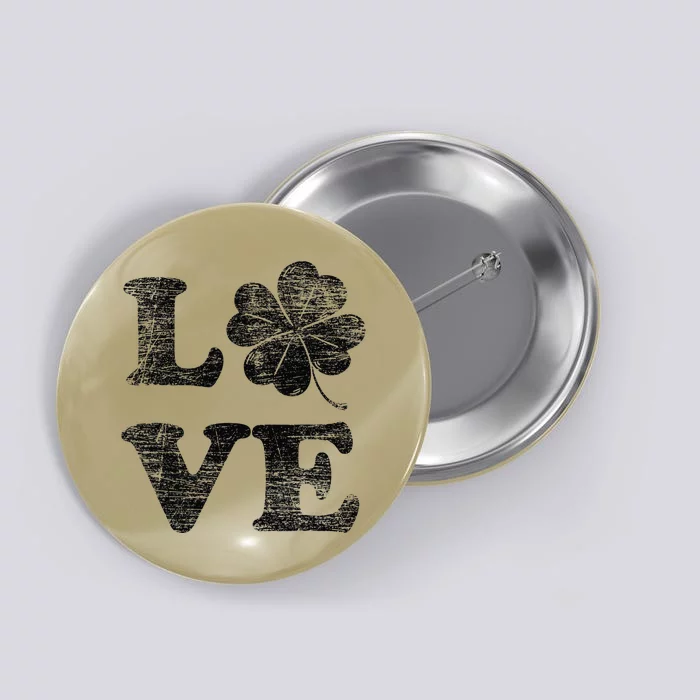 Shamrock Love Saint Patricks Day Button