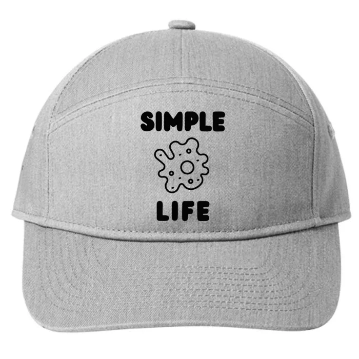 Simple Life 7-Panel Snapback Hat