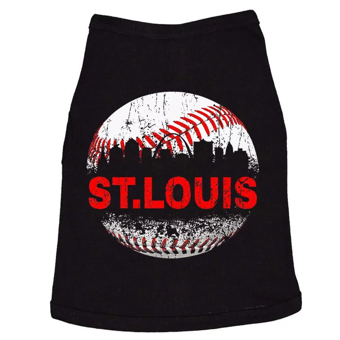 St. Louis Souvenir Baseball City Downtown I Love St. Louis Doggie Tank