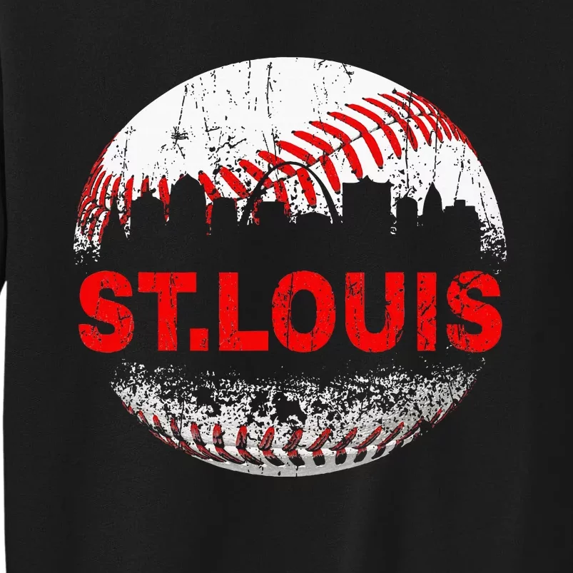 St. Louis Souvenir Baseball City Downtown I Love St. Louis Sweatshirt