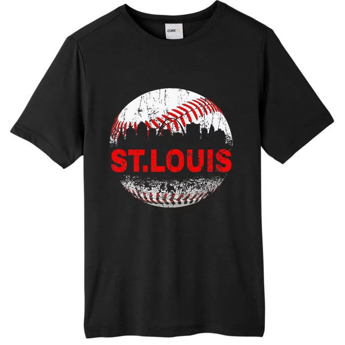 St. Louis Souvenir Baseball City Downtown I Love St. Louis ChromaSoft Performance T-Shirt