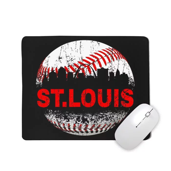 St. Louis Souvenir Baseball City Downtown I Love St. Louis Mousepad