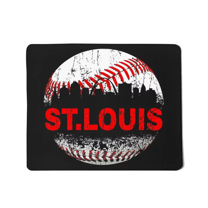 St. Louis Souvenir Baseball City Downtown I Love St. Louis Mousepad