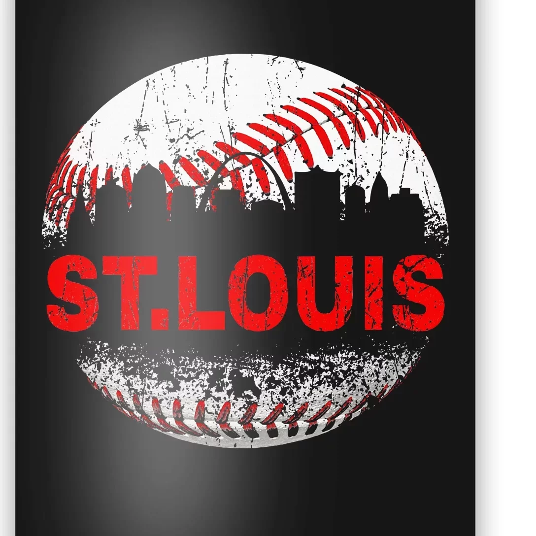 St. Louis Souvenir Baseball City Downtown I Love St. Louis Poster