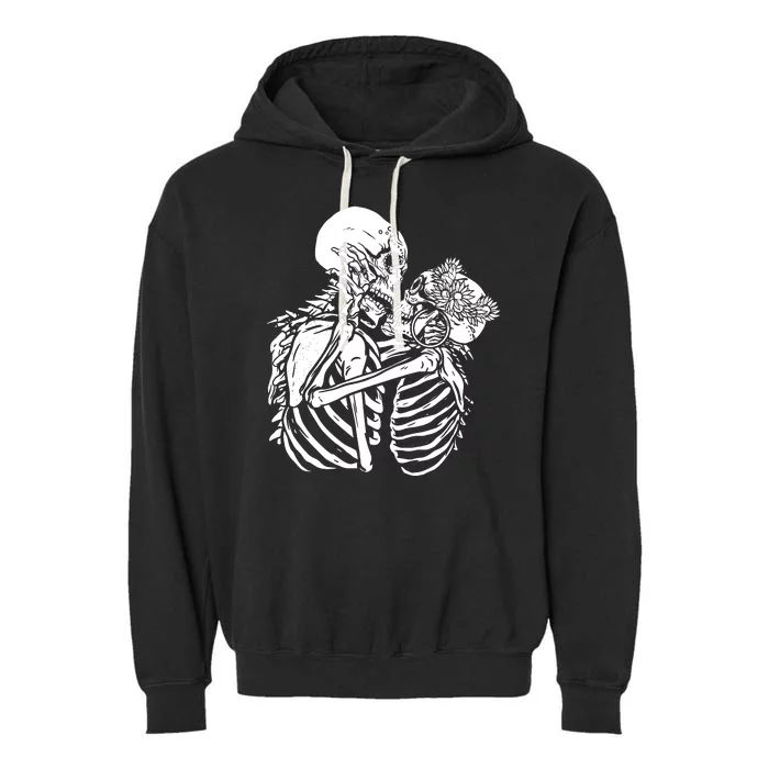 Skeleton Lovers Garment-Dyed Fleece Hoodie