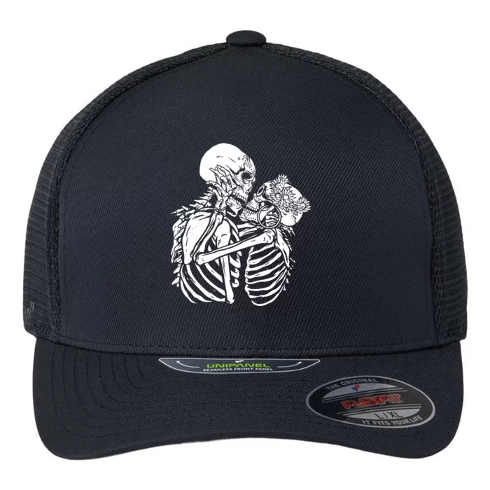 Skeleton Lovers Flexfit Unipanel Trucker Cap