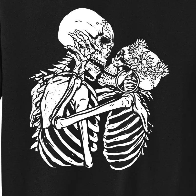 Skeleton Lovers Tall Sweatshirt