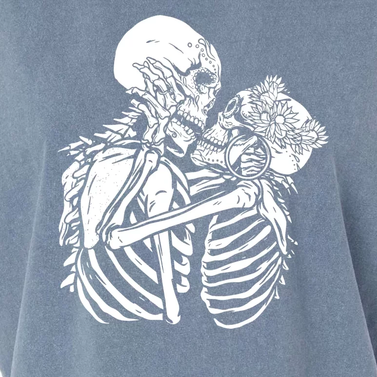 Skeleton Lovers Garment-Dyed Women's Muscle Tee