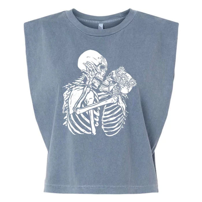 Skeleton Lovers Garment-Dyed Women's Muscle Tee