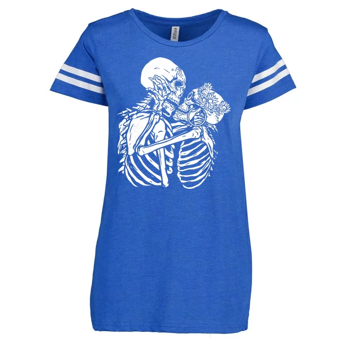 Skeleton Lovers Enza Ladies Jersey Football T-Shirt