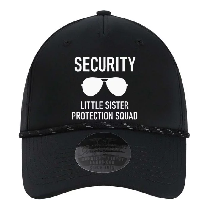 Security Little Sister Protection Squad Funny Performance The Dyno Cap