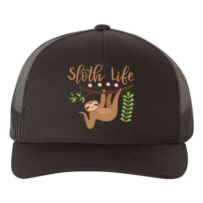 Sloth Life Yupoong Adult 5-Panel Trucker Hat