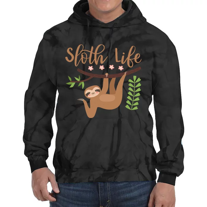 Sloth Life Tie Dye Hoodie