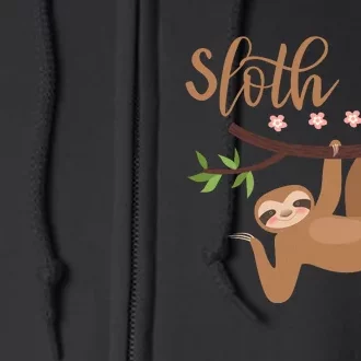 Sloth Life Full Zip Hoodie