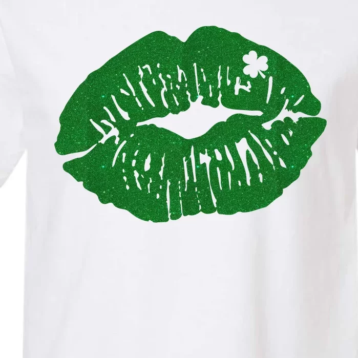 Shamrock Lip St Patricks Day Garment-Dyed Heavyweight T-Shirt