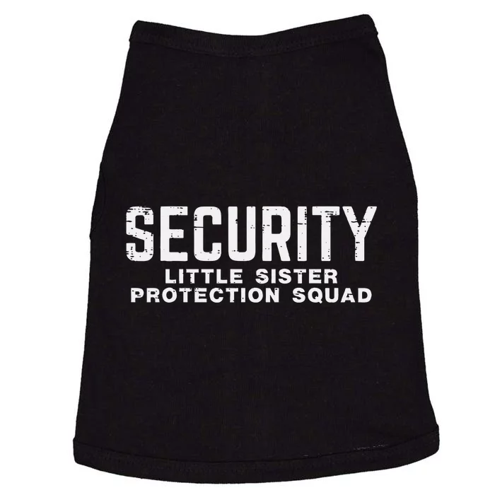 Security Little Sister Protection Squad Doggie Tank