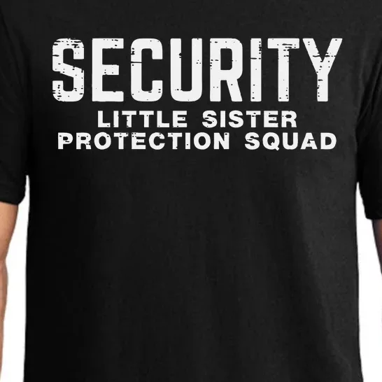 Security Little Sister Protection Squad Pajama Set